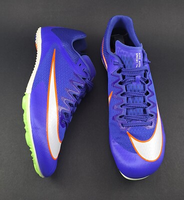 Nike Rival Sprint Track Spikes Racer Blue/Lime (DC8753-401) Men's Sz 8 w/spikes