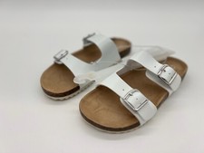 Cat And Jack Slip On Slide Sandal Kids White Girls