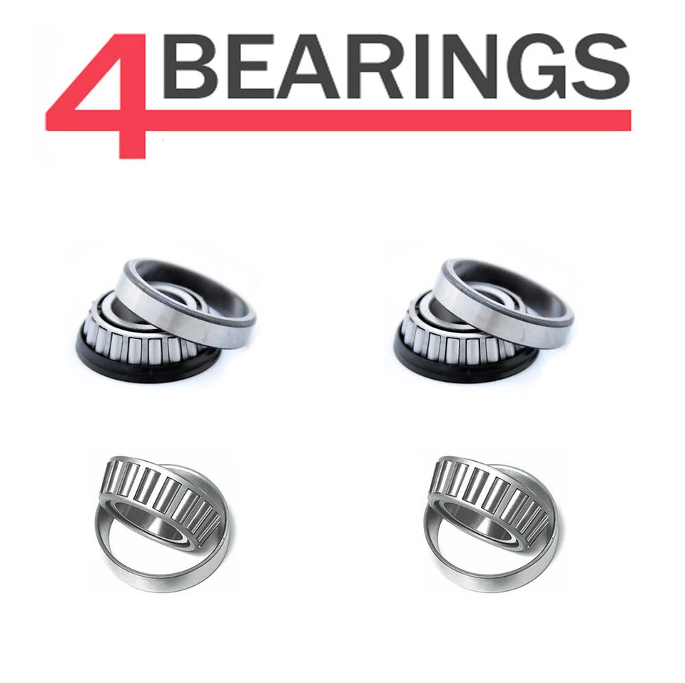 2 x Wheel Bearing L44643 L44610 to fit 1" Axle for 4" PCD Trailer Hubs #KIT100