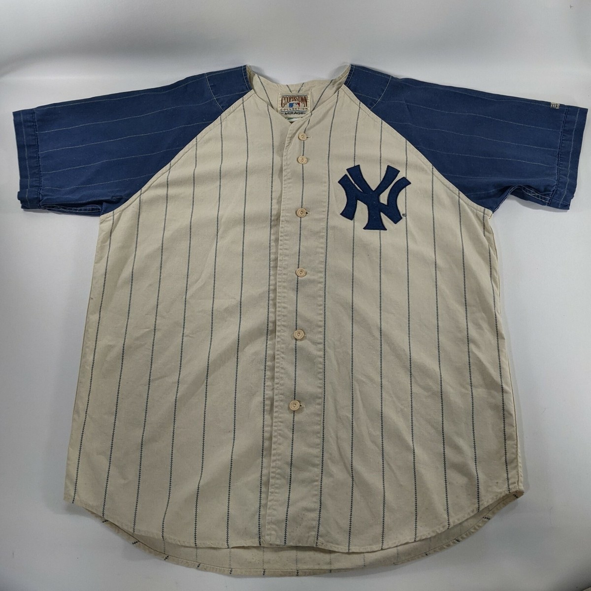 Maillot Vintage Yankees New York – Babe Ruth Mirage Collection Cooperstown, Homme Taille XL