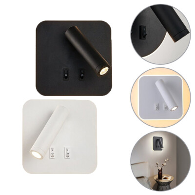 10W LED Wand Lampe Lesestreifen Leuchte Hintergrundleuchte Schlafzimmer Wandleuchter mit Schalter Haus