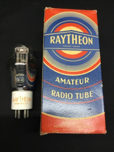 NOS NIB RAYTHEON RK-49 (6L6G) Porcelain Base PREMIUM Amp VACUUM TUBE V.8376
