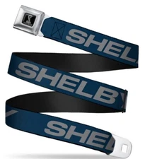 FORD SHELBY Adjustable Seatbelt BELT Buckle Belt Licensed (24”-38”)