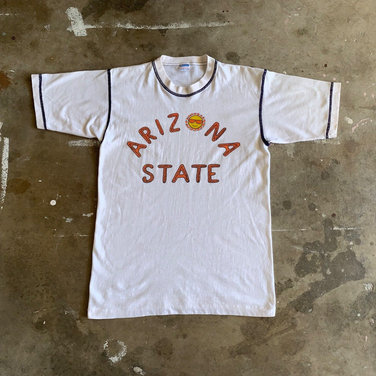 60s 70s ヴィンテージ ARTEX ASU アリゾナ ゲームシャツ 70s VINTAGE ARIZONA STATE UNIVERSITY ASU T-SHIRT SZ S