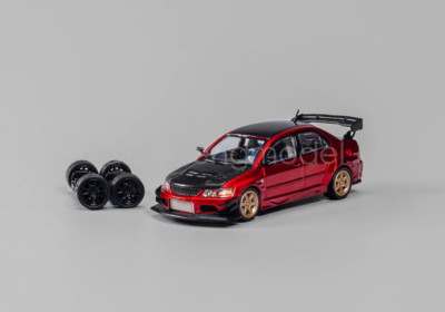 Modellino Auto GOC 1/64 In Lega Pressofusa – Mitsubishi Lancer Evo IX Del 2006