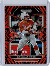 2022 Prizm Draft Picks Tiger Stripe Douglas Hodo 42/99 (B22) Orioles