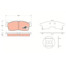 Plaquette de frein Suzuki ALTO