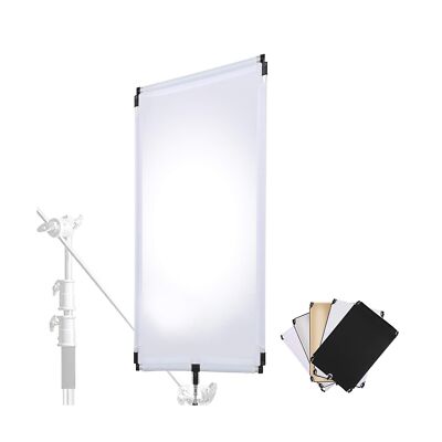 Soonpho 23'' x 35''/60 x 90cm Light Reflector 5-in-1, Portable Collapsible Diff...