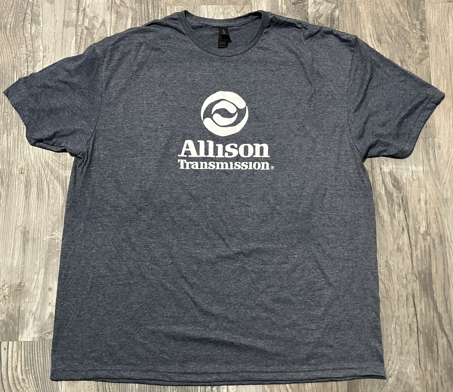 Allison Transmission Company Uniform Shirt Mens Blue 2XL Gildan soft touch