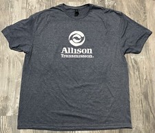 Allison Transmission Company Uniform Shirt Mens Blue 2XL Gildan soft touch
