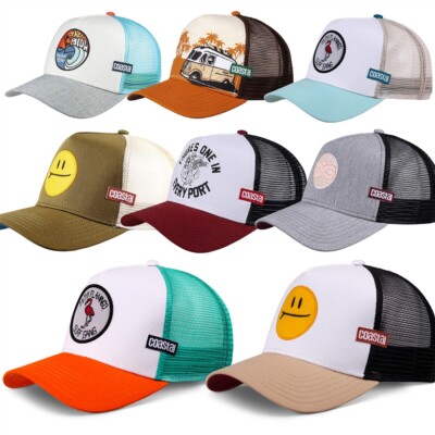 Coastal Summer Surfer Trucker Snapback Caps Sommer Kappen Urlaub