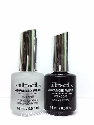 IBD Advanced Wear Pro.Lacquer Base coat  - Top coat  .5 fl oz/ 14 ml free gift