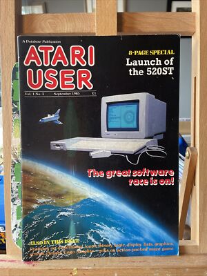 Vintage Atari user magazines issues Vol 1 no 5 Circa September 1985