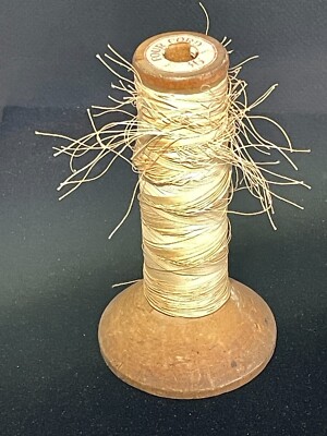 Vin. Intrinsic 4 Cord Left Twist Industrial Wooden Cotton Thread Spool 5-6/8''
