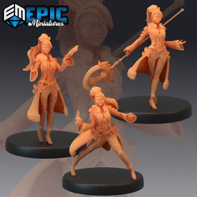 ZAUBERLEHRLING, Dungeons and Dragons Miniaturen, D&D, Zaubererin