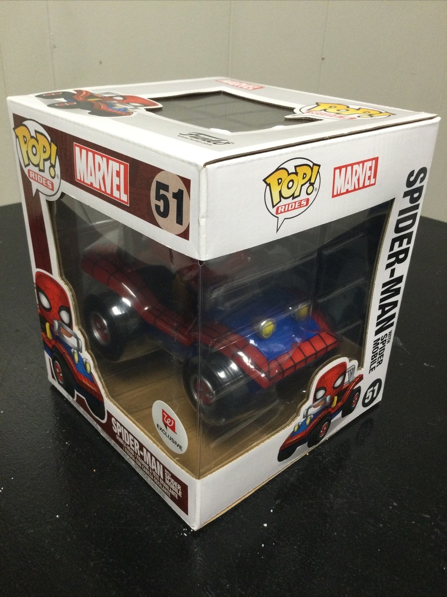 Funko Pop Rides SPIDER-MOBILE Spider-Man #51 Walgreens Exclusive