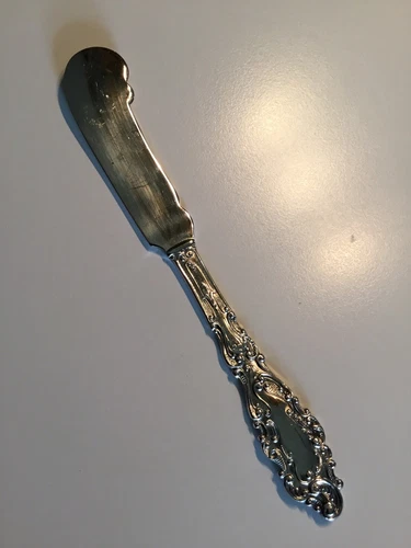 Gorham Luxembourg Sterling Pattern #1893 Flat Handled Butter Spreader Knife