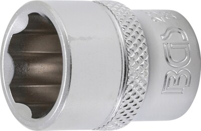 BGS STECKSCHLÜSSEL-EINSATZ SUPER LOCK, INNENVIERKANT 10 MM (3/8''), SW 15 MM