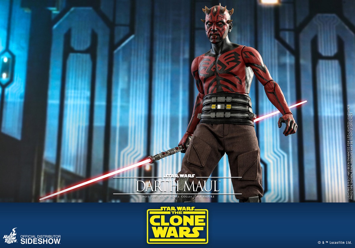 Hot Toys TMS024 Star Wars The Clone Wars Darth Maul 1/6 Action 