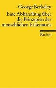 Abhandlung über die Prinzipien der menschlichen Erkenntnis von George Berkeley