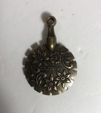 USED Vintage Clover Pendant Necklace Thread Cutter Japan. PENDANT ONLY NICE 