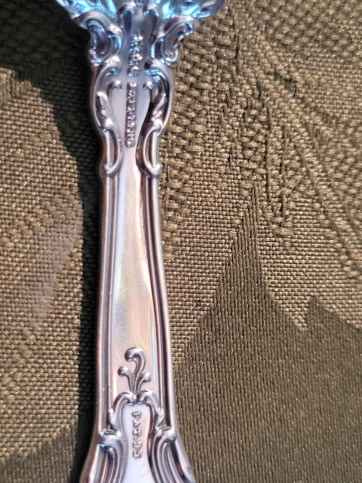 CHANTILLY by GORHAM STERLING BABY FORK - Old Hallmarks with Pat 95 - Image 2 of 2