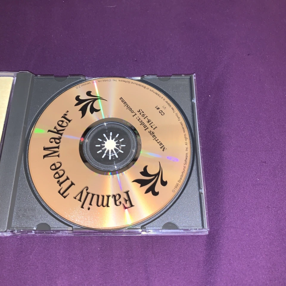 Family Tree Maker's Family Archives: Marriage Index: Louisiana 1718-1925 PC CD - Image 3 of 4