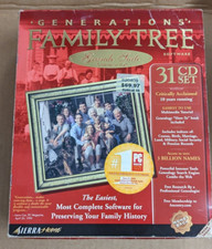 Ancestry Generations Family Tree Software Grand Suite Version 8.0