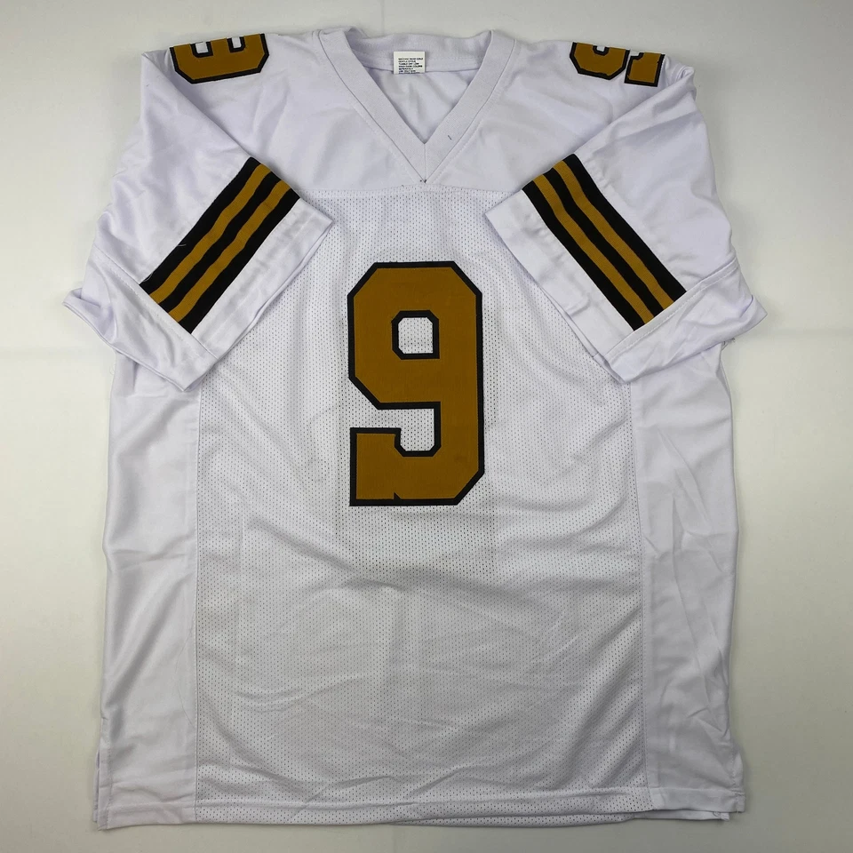 Facsimile Autographed Drew Brees New Orleans Color Rush Reprint Jersey Men's XL - Image 3 of 4