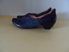 Think Damen Schuhe, Gr. 40,5, Echtleder, navy
