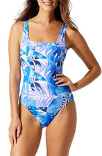 NWT Tommy Bahama Women's Standard Palm Modern Palma One-Piece Swimsuit