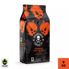 Death Wish Coffee Fair Trade Pumpkin Chai Ground Coffee 9oz