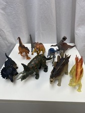 Unbranded Lot Of Toy Dinosaurs Lot Of 9 Educational Prehistoric Toys