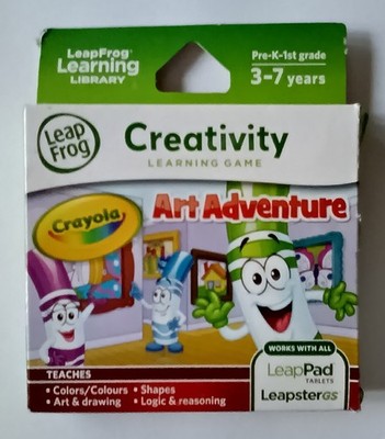 Leap Frog Pad Kunst Abenteuer pädagogisches Zeichnen Logik Denken LeapPad LeapFrog