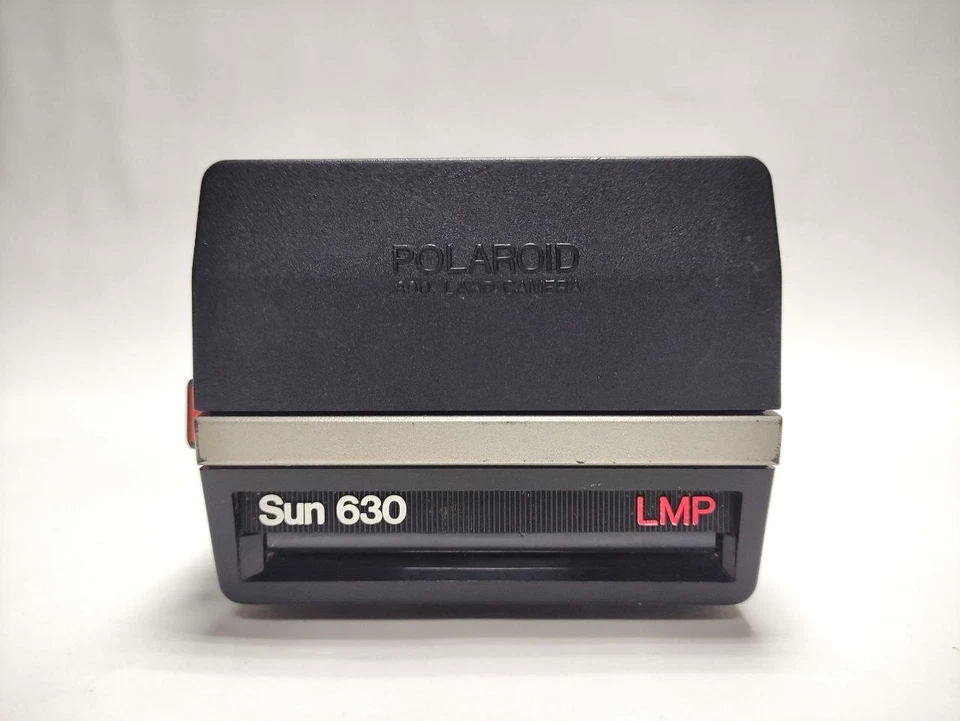 Rara fotocamera istantanea Polaroid Sun 630 LMP 600 vintage ((necessita di pellicola)) - Immagine 2 di 4