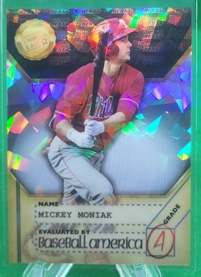 Mickey Moniak 2017 BOWMAN'S BEST DEAN'S LIST Atomic Refractor RC Phillies