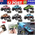Mini RC Truck 1:64 Scale Monster Truck Remote Control Car with Lights 2.4Ghz