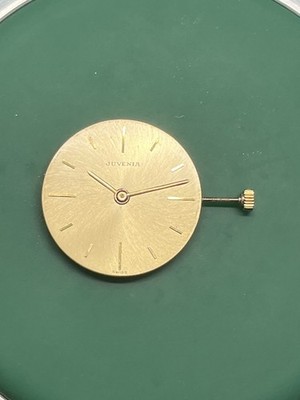 RUNNING Frederic Piguet Cal. 21 Watch Movement 17j Juvenia Gold Tone Dial