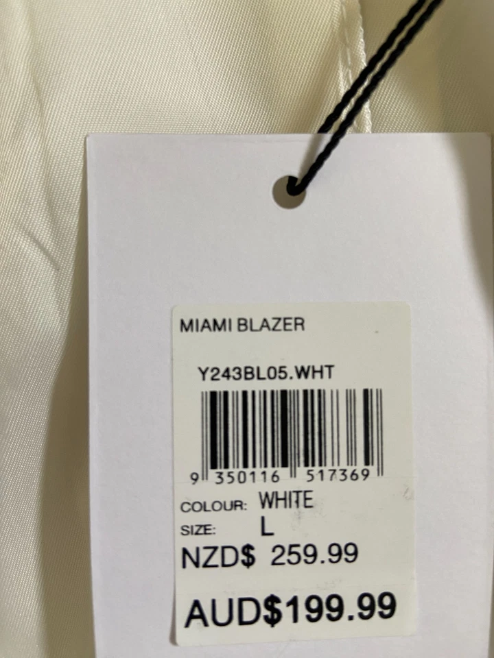 Mens L 40 Yd Linen Blend  Jacket Blazer NWT $199 - image 4 of 4