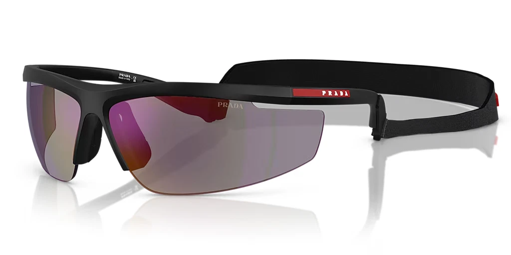 PRADA Black Wrap Sunglasses for Women for sale | eBay
