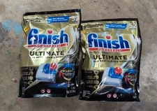 2 Finish Powerball ULTIMATE 4-In-1 Dishwasher Detergent Tabs 52ct Free Shipping!