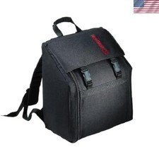 Elegant Black Accordion Gig Bag with Adjustable Straps for Safe Travel - 88 Keys