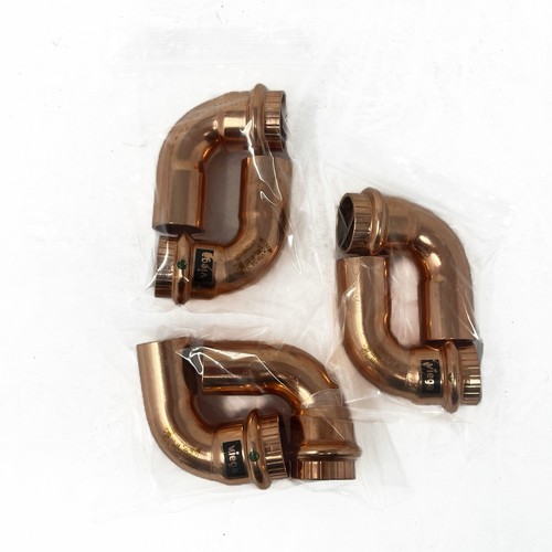 Viega 77052 ProPress Copper 90 Degree Street Elbow (Size 3/4 Inch) - 6 Pack-