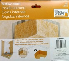 Schluter-KERDI Inside Corners - 2 Pack - New in Box