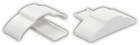 American Motorhome RV Trim End Cap Cover white 49635