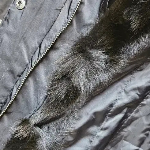 Chanel Black Faux Fur Trim Coat - Elegant Outerwear thumbnail 11