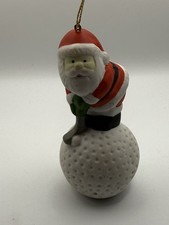 Golf Themed Christmas Ornaments, Mixed Lot of 16