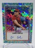 2025 Leaf Vivid Baseball Chris Cortez Angels Teal Auto 1/10