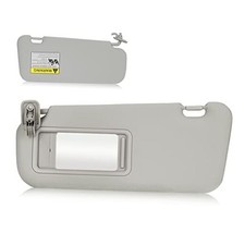Sun Visor for 2010-2013 Mazda 3 Driver Side Gray Sunvisor Replacement BBM2 Left