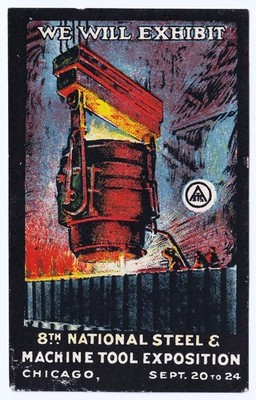 Ausstellung, Chicago 1926  8. National Steel & Machine Tool Expo...  Werbemarke